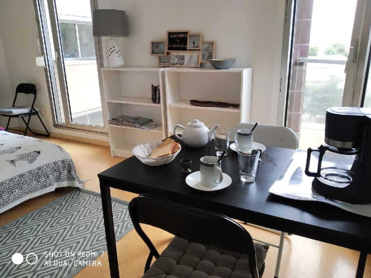 Studio Lumineux Proche Centre Ville Et Plage La Rochelle  Buitenkant foto